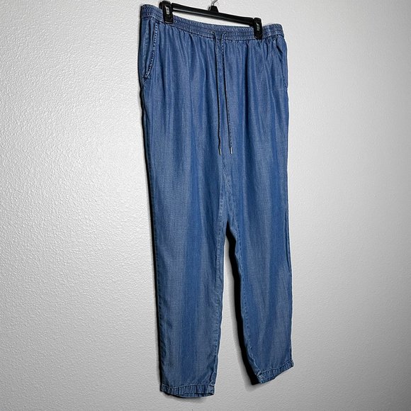 Catherine Pants Slip On Draw‎ String Elastic Waistband  Size Large - Picture 1 of 9